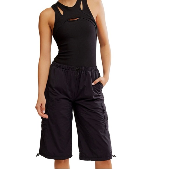 Free People Women’s Break it Down Black Onesie Sz Medium **see description